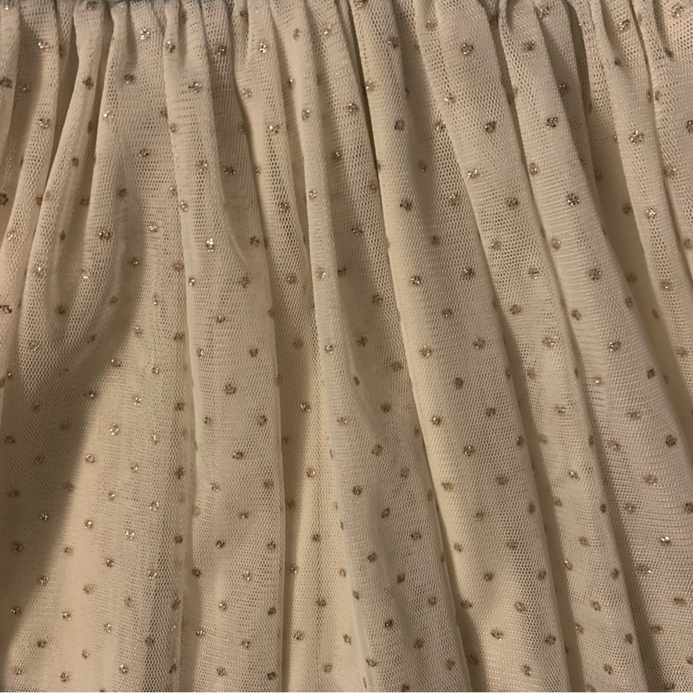 Guess Girl's Size 18 Months Light Blue Denim & Cream Sparkly Tutu Dress - Picture 9 of 9